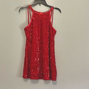 sequence red dress!